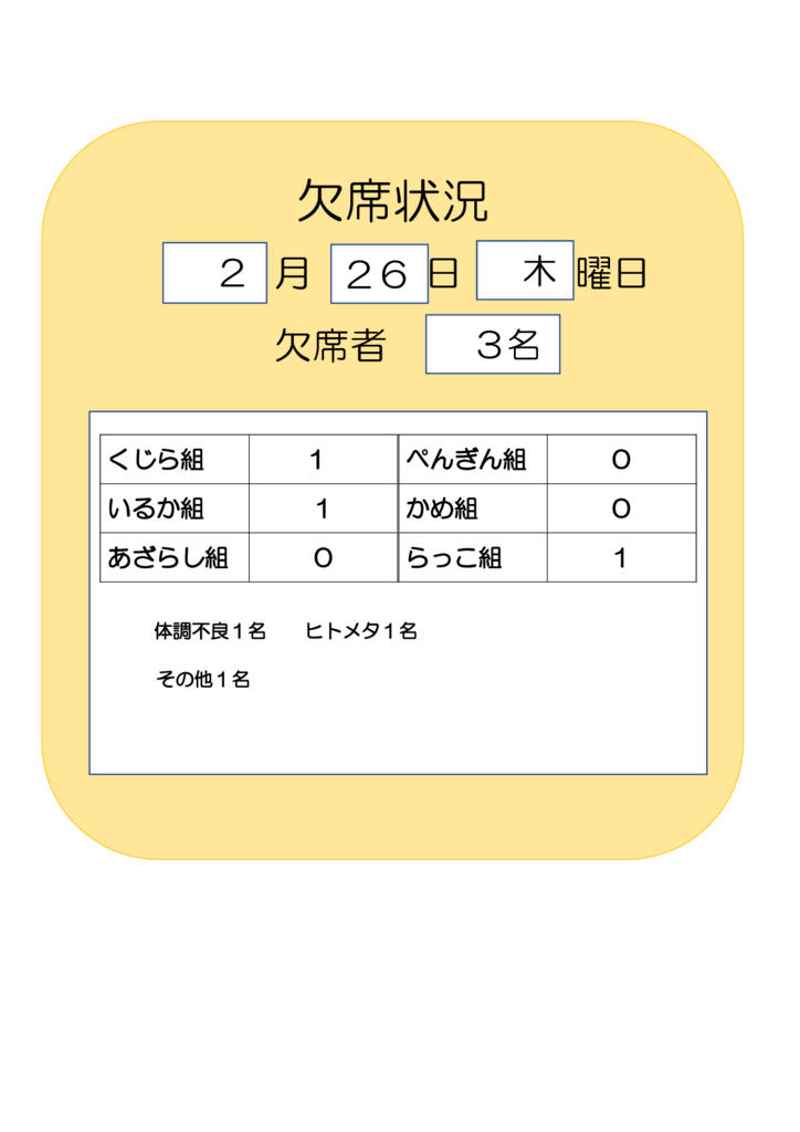 ２６日のサムネイル